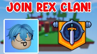 How to Join REX CLAN! (Roblox Bedwars)