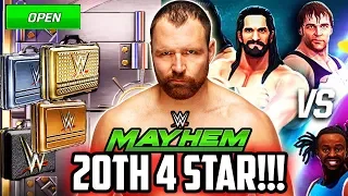 WWE MAYHEM NEW 4 STAR SUPERSTAR LOOT OPENING! HUGE LOOTCASE CHANGES!!!