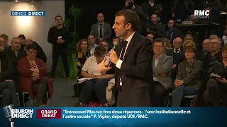 "Grand débat national": Emmanuel Macron à la rencontre de jeunes