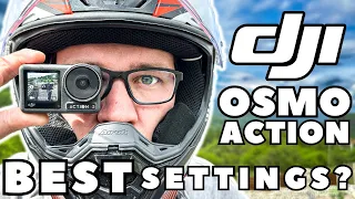 DJI Osmo Action Finding BEST Settings For MotoVlogs