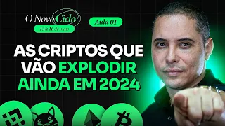 AS CRIPTOS QUE VÃO EXPLODIR AINDA EM 2024 - O NOVO CICLO #AULA1