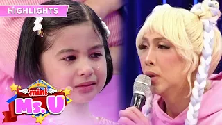 Mini Miss U Erinrose shows off her acting skills with Vice Ganda | Mini Miss U