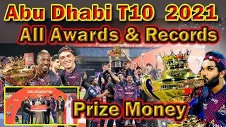 🏆Abu Dhabi T10 Final All Awards List🏆All Award List & Prize Money🏆DC vs DB final 2021 Award Ceremony