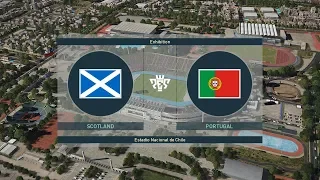 SCOTLAND vs PORTUGAL - Full Match & Amazing Goals - PES 2019 Gameplay PC