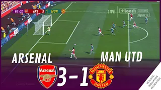 ARSENAL vs. MANCHESTER UNITED [3-1] MATCH HIGHLIGHTS • Video Game Simulation & Recreation