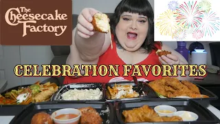 The Cheesecake Factory Celebration Favorites Mukbang Welcome Red