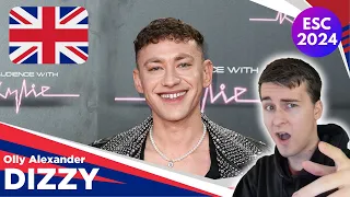 Dizzy - Olly Alexander Reaction | UK Eurovision 2024 🇬🇧