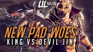 New PS4 Pad Woes! King vs Devil Jin!