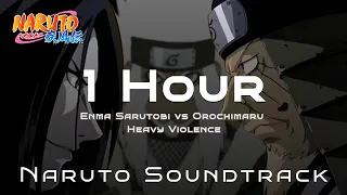 Enma Sarutobi Vs Orochimaru Heavy Violence 1 Hour Channel - Naruto Soundtrack