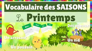 Vocabulaire des saisons : Le printemps