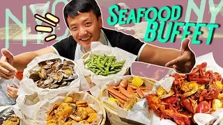 New York City SEAFOOD BUFFET & BEST Korea BBQ!