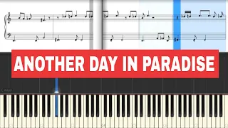 Another Day In Paradise - Phil Collins - Piano EASY - Sheet Music - POP