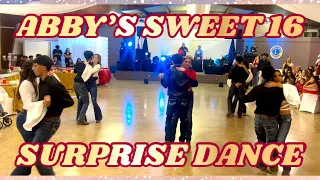 Abby’s Sweet 16 Surprise Dance 2023 | (Cumbia/Wepa, Nortena, Bachata, Reggaeton, Huapango/Tribal)