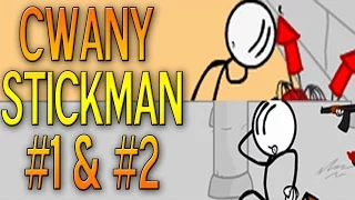 CWANY STICKMAN #1 & #2 - BANK ORAZ WIĘZIENIE!