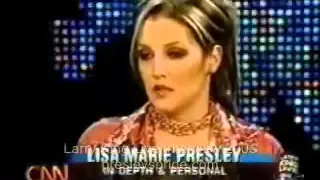 (2003) Lisa Marie Presley talks about Michael Jackson on Larry King