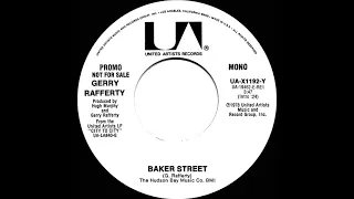 1978 Gerry Rafferty - Baker Street (mono radio promo 45--short version)