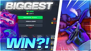 MY BIGGEST WIN EVER ON CSGOROLL!!! $16,000 CASE BATTLE!! | ADDICTED