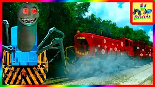 New CURSED THOMAS the TRAIN vs TRAIN EATER! 🚂