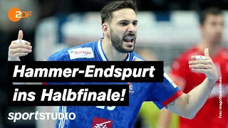 Dänemark –  Frankreich Highlights | Handball-EM 2022 | sportstudio