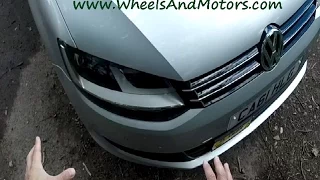 VW Sharan 7N - How to replace headlights (clusters - whole units)