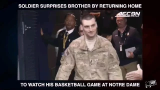 Soldier Suprise BROTHER & SISTER (Watch now and you'll crying)