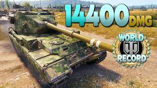 FV215b 183 новый мировой рекорд, 14400 повреждений - World of Tanks