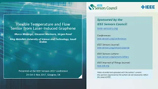 Flexible Temperature and Flow Sensor from Laser-Induced Graphene