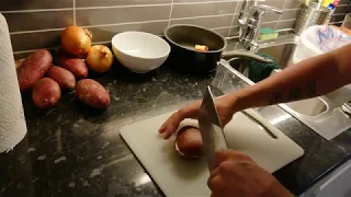 cutting demo victorinox chinese cleaver insane performance