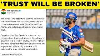 Rohit Sharma blasts host broadcasters Star Sports for breach of privacy | Sports Today