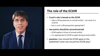 Webinar: The Role of the European Court of Human Rights and theCouncil of Europe in Armed Conflicts