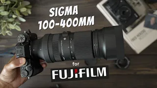 The Sigma 100-400mm for Fujifilm!