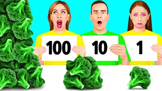 100 Capas de Alimentos Desafío | Guerras de Bromas por BooBoom Challenge