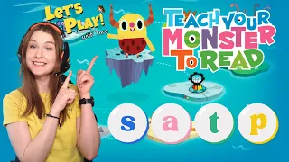 Let's Play with Tora | Phonics s, a, t, p | Teach Your Monster to Read