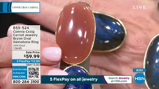 Connie Craig Carroll Jewelry Brynn Oval Gemstone Ring