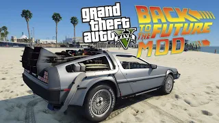 Grand Theft Auto V- Back To The Future Mod Showcase