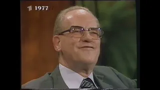 Herbert Wehner versprüht Humor in NDR-Talkshow