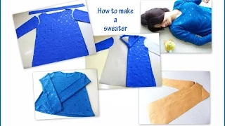 How to make a pattern for a V-neck sweater easy steps!