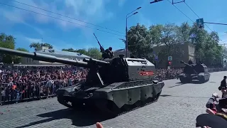 Проезд военной техники в Москве 2018