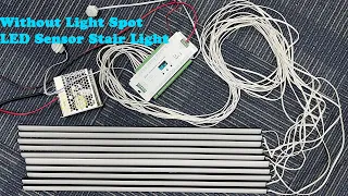 How to Install ES32 Motion Sensor LED Stair Lights Kit Work With COB LED Strips