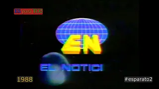 Canal 6 El Salvador TV Ident + Canal 6 El Noticiero (1988)