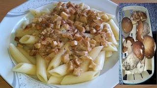 Steinpilze in Sahnesoße - natürlich, lecker kochen - Pilze Rezept