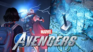Marvel's Avengers: молот ТОРА, игрушечный ХАЛК, битва с Таскмастером, Алладин (Секреты и находки)