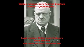 Walton Johannesburg Festival Ov., Sibelius Symphony No. 1 - RLPO - David Atherton (RFH, 1981)