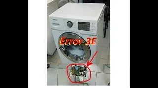 Samsung eco bubble washing machine WF702W2BBWQ error 3E
