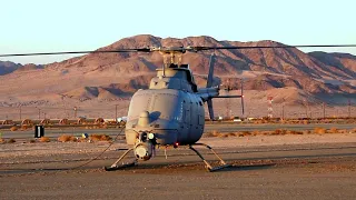 MQ-8C Fire Scout Drone Unmanned Helicopter