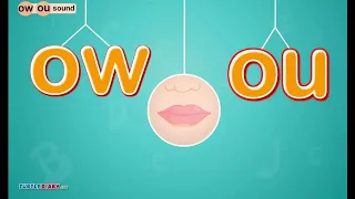 Diphthongs /ou/ & /ow/ - Fast Phonics I Learn to Read with TurtleDiary.com