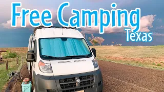 FREE CAMPING | Van Life in Texas