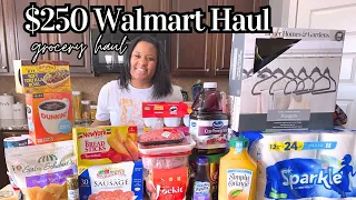 $250 Walmart Weekly Grocery Haul and Meal Plan for family of 5 | February 2024