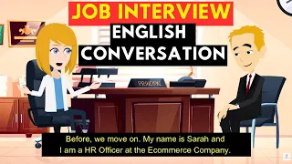 Job Interview English Conversation I English Speaking Practice