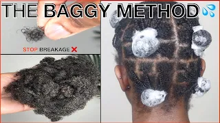 ULTIMATE MOISTURE | The Baggy Method - Fix Dry Brittle Ends & Length Retention QUICK & EASY DIY